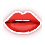 give a kiss android application logo